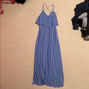 Blue maxi dress